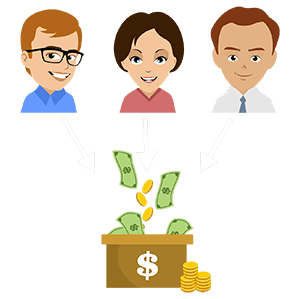 Les invités contribuent à hauteur de leur budget